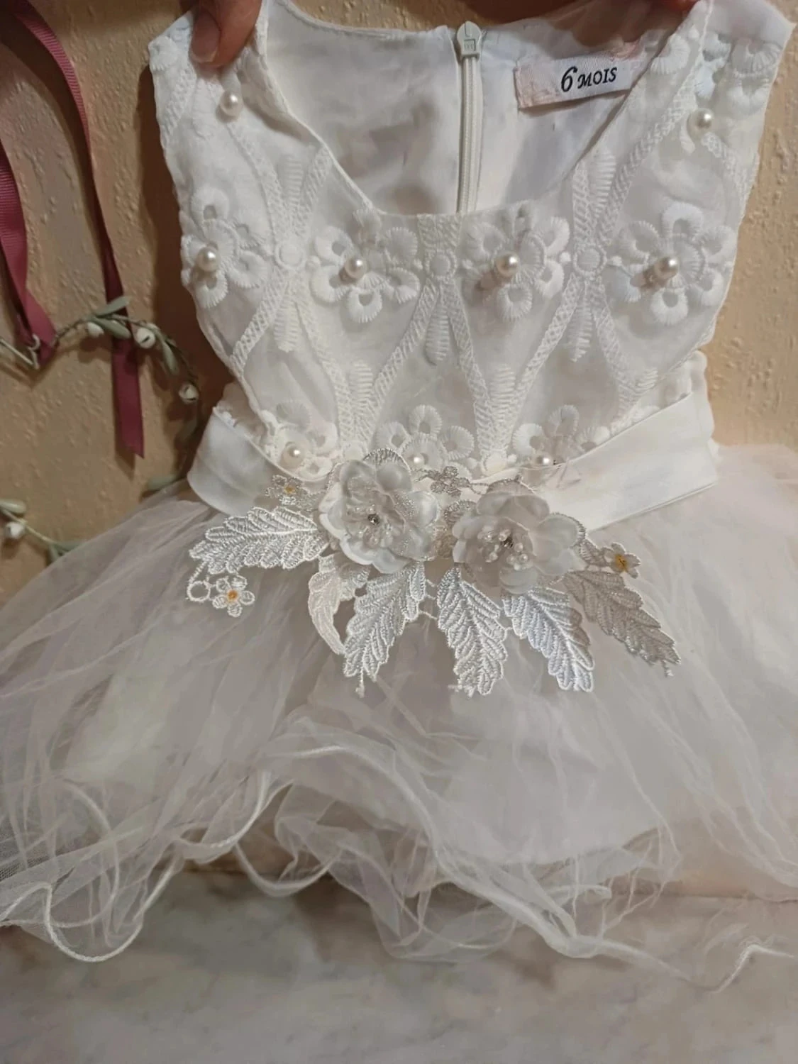 Vestido de ceremonia 6 meses – photo 4